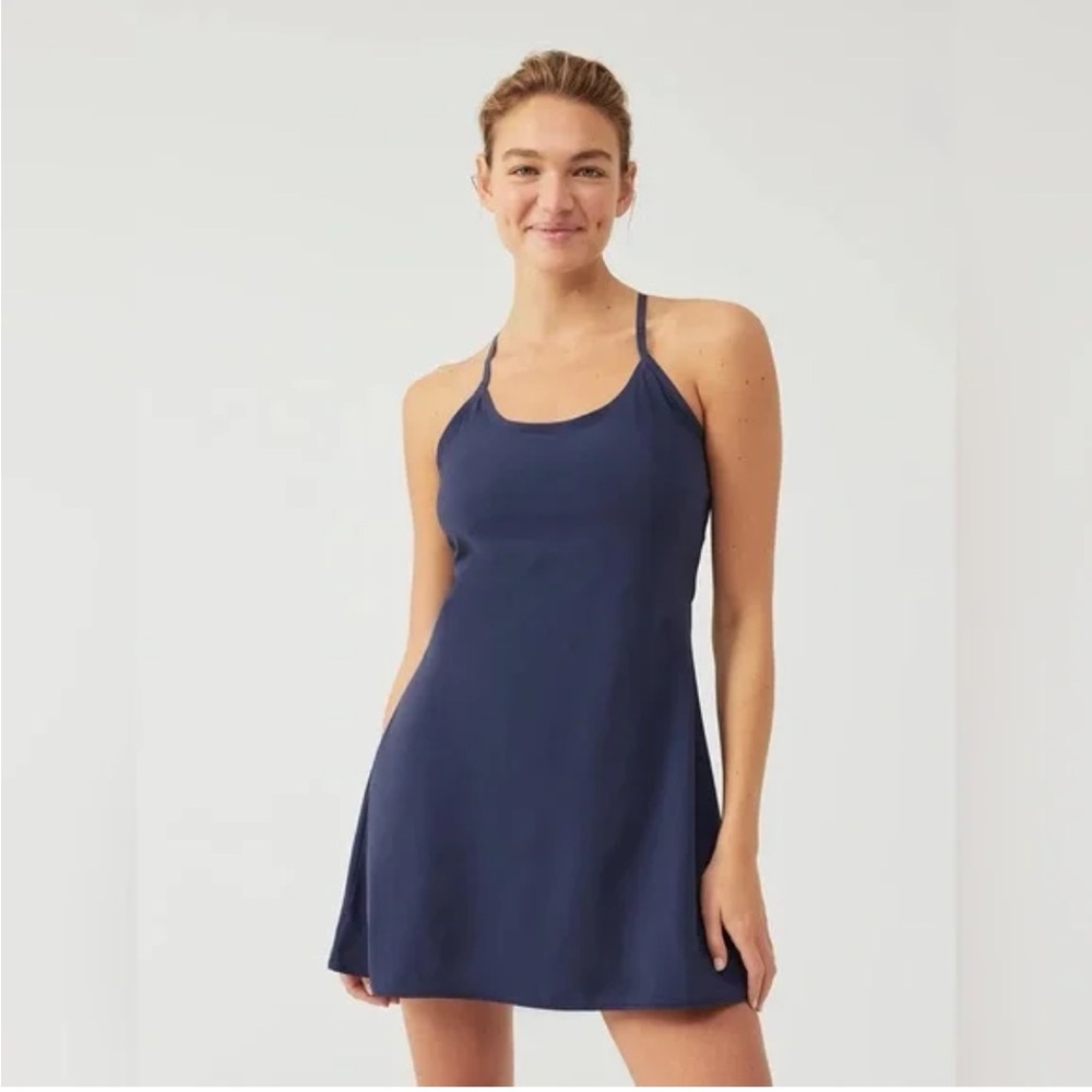 outdoor Voices Navy Blue Racerback Athletic Dress Size S